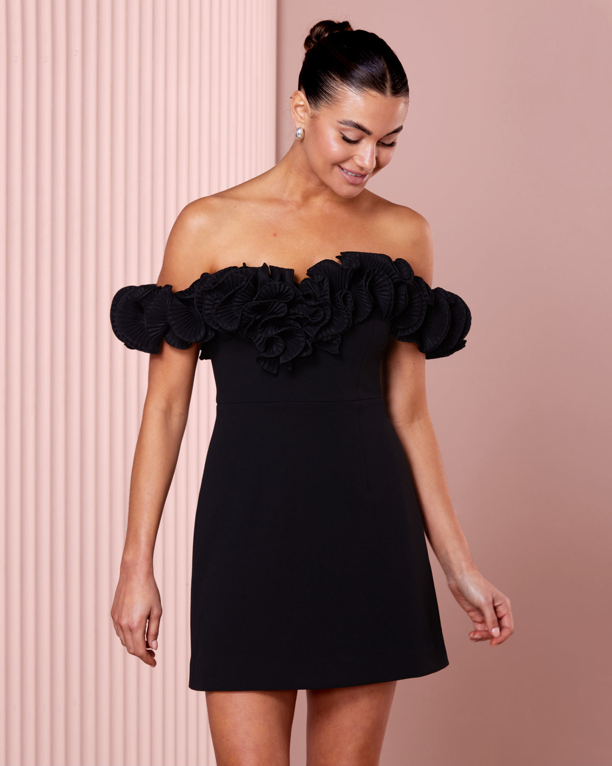 Xena Off Shoulder Mini Dress