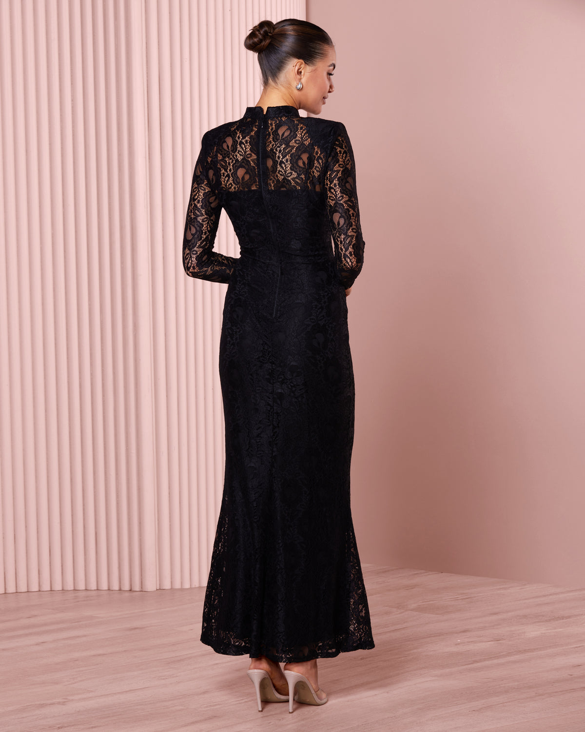 Amelia Long Sleeve Lace Gown