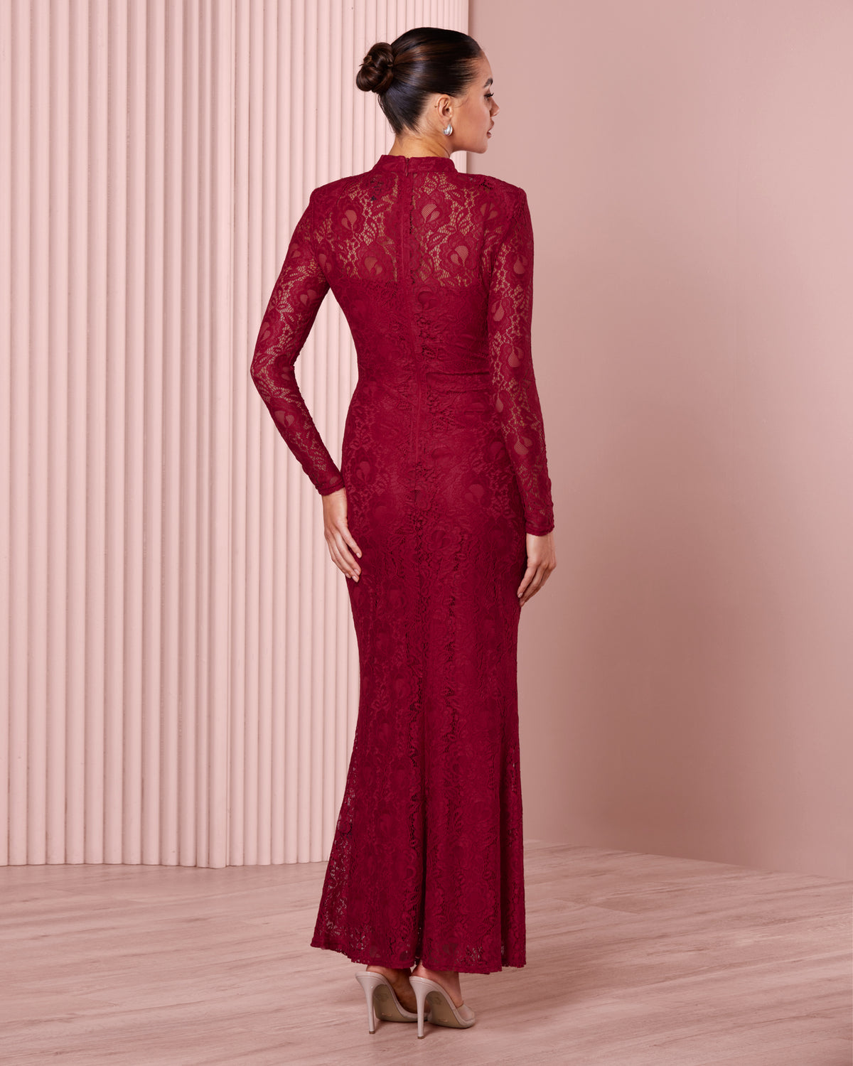 Amelia Long Sleeve Lace Gown