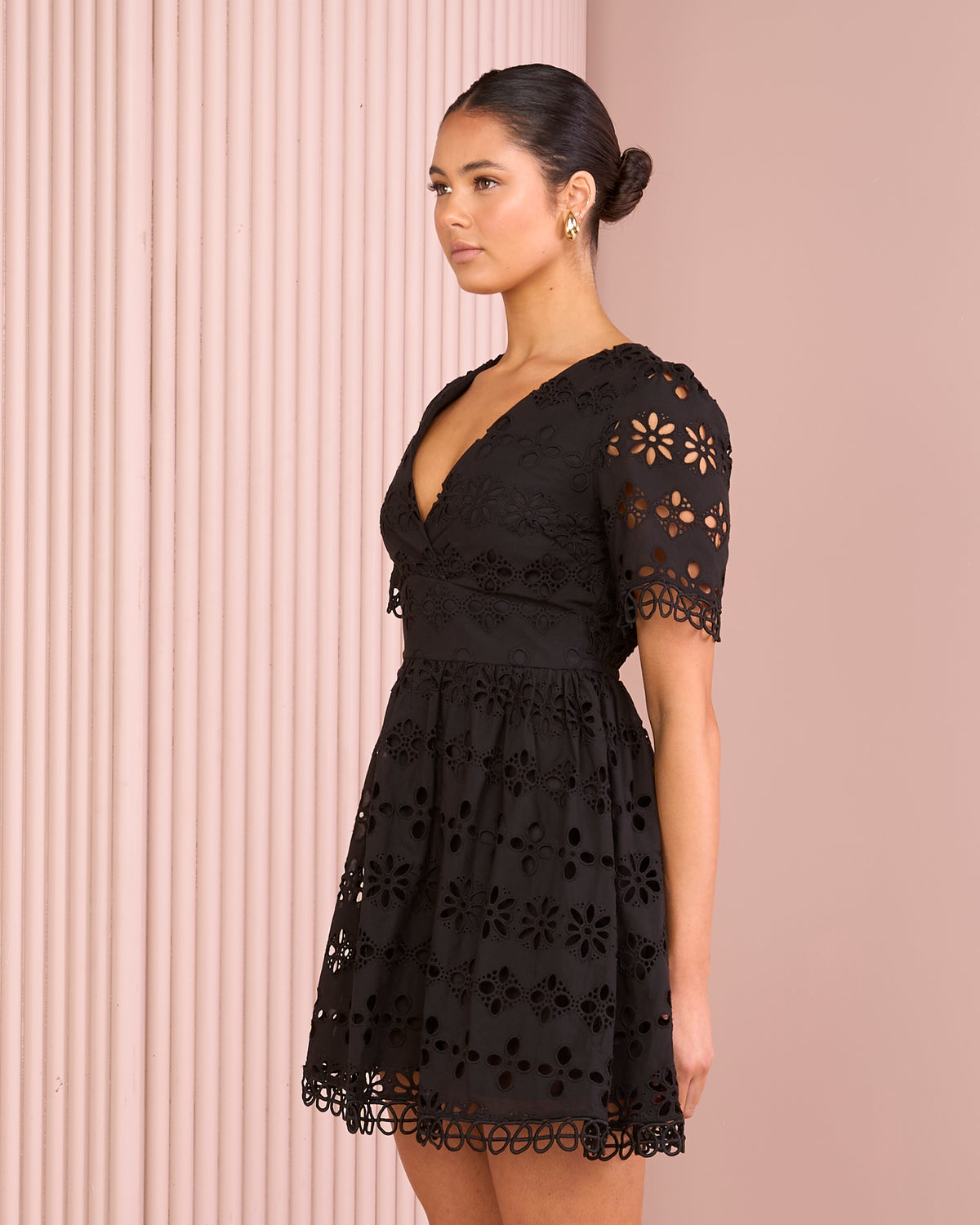 Lucia Broderie Mini Dress