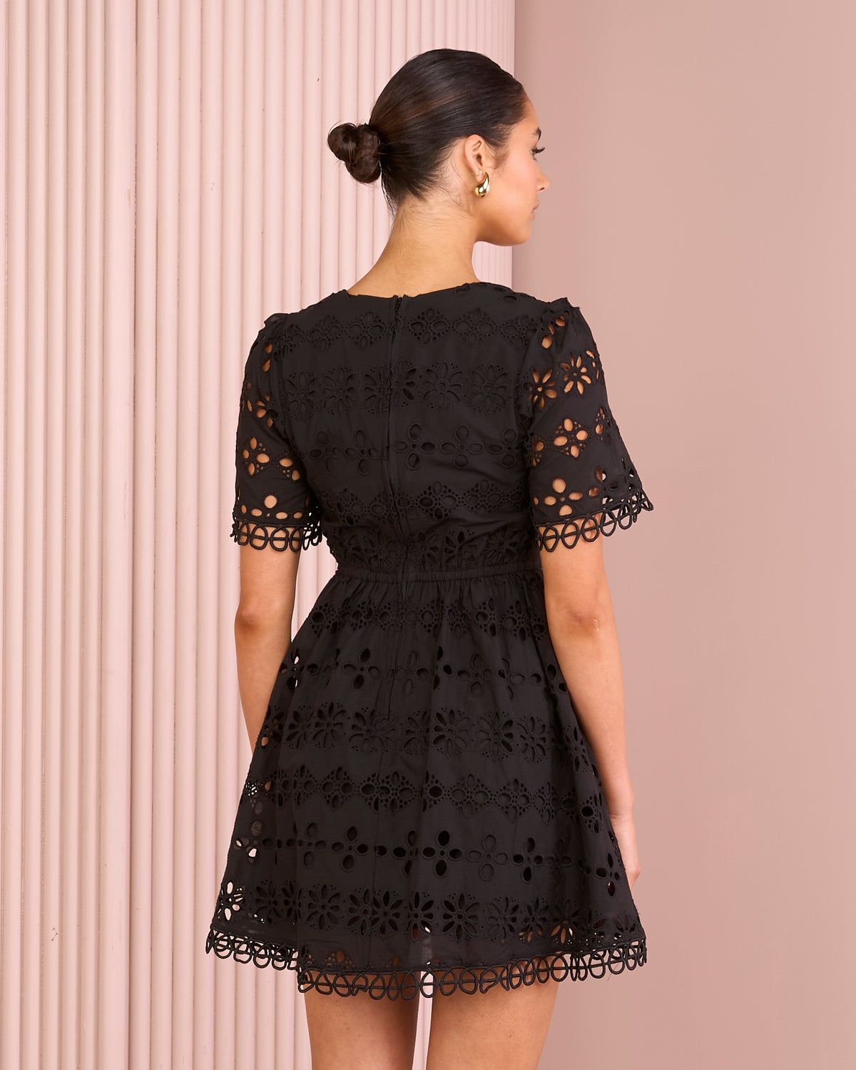 Lucia Broderie Mini Dress