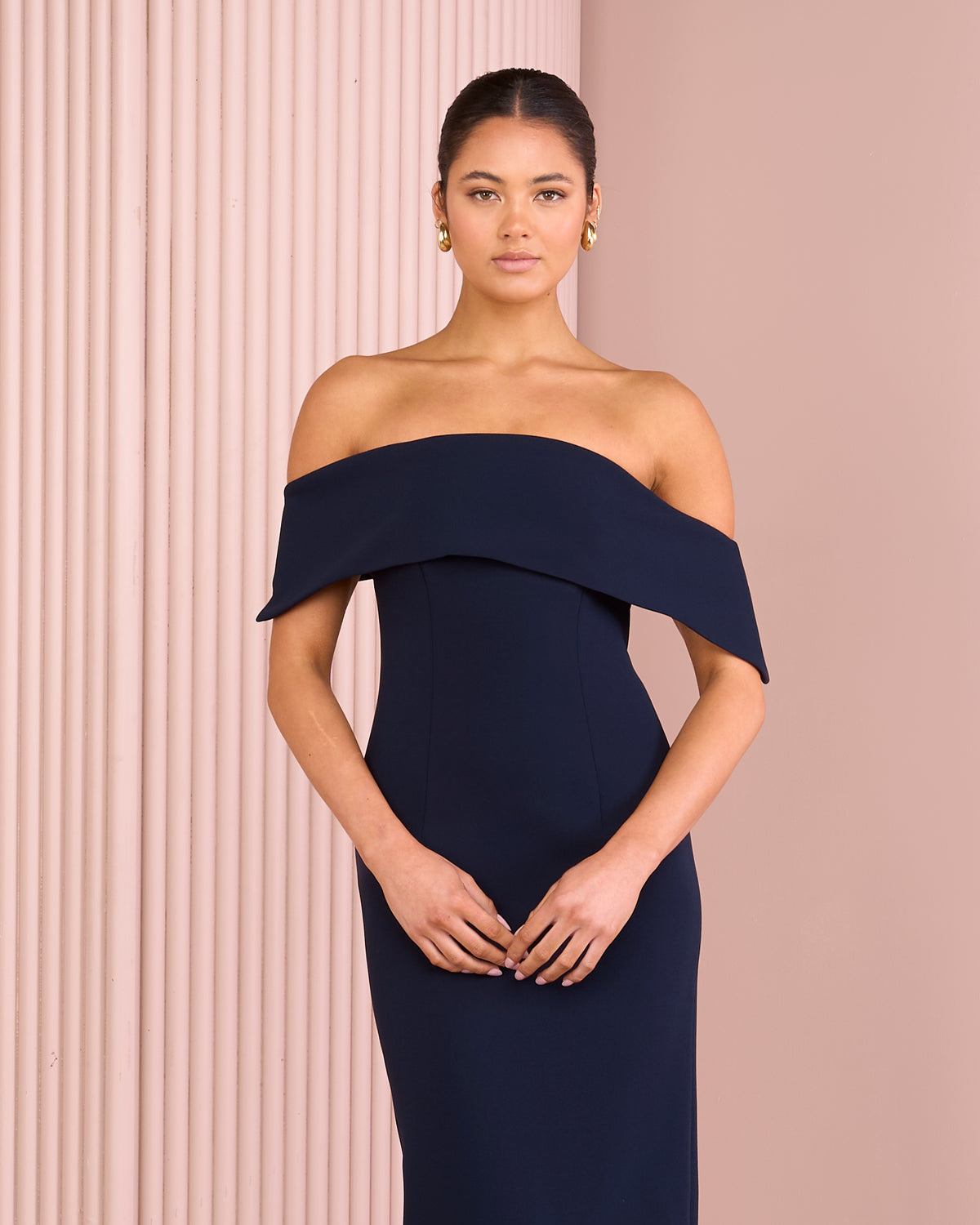 Enzo One Shoulder Midi Dress