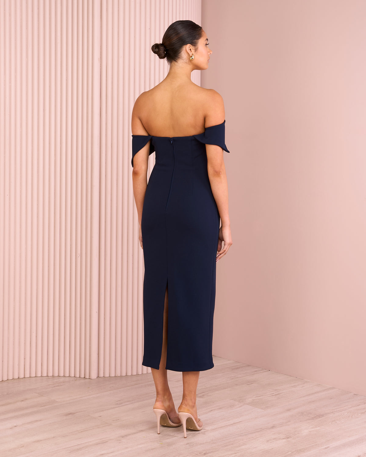 Enzo One Shoulder Midi Dress