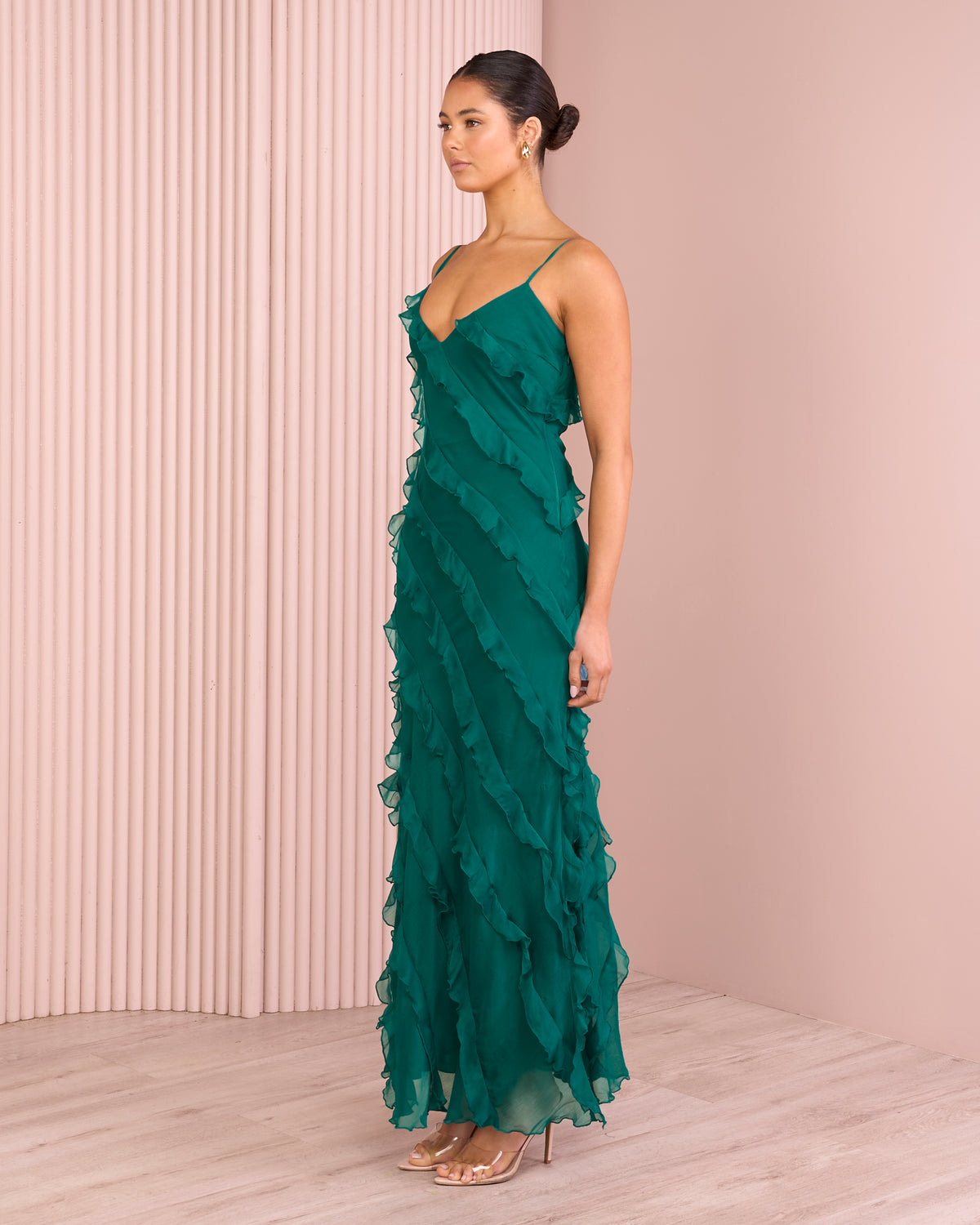 Penelope Ruffle Maxi Dress