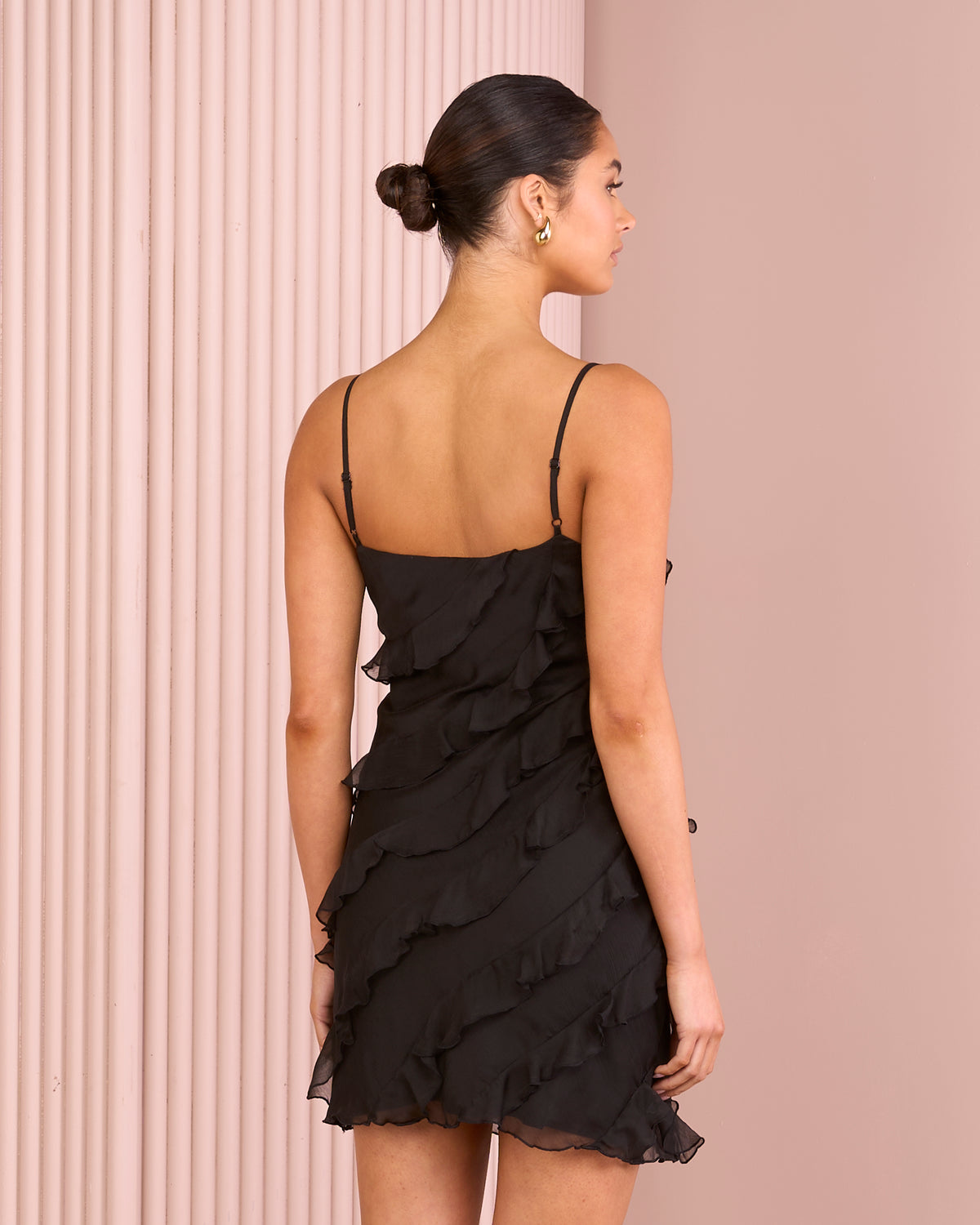 Lillian Ruffle Mini Dress