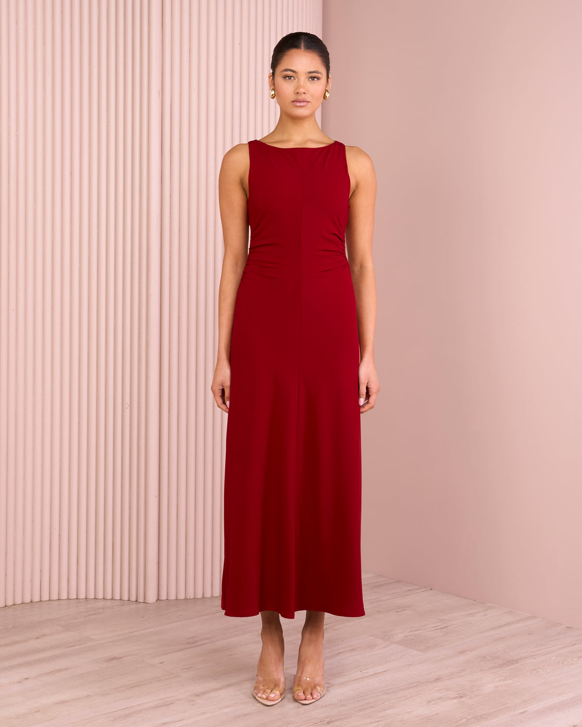 Dante Scoop Neck Midi Dress