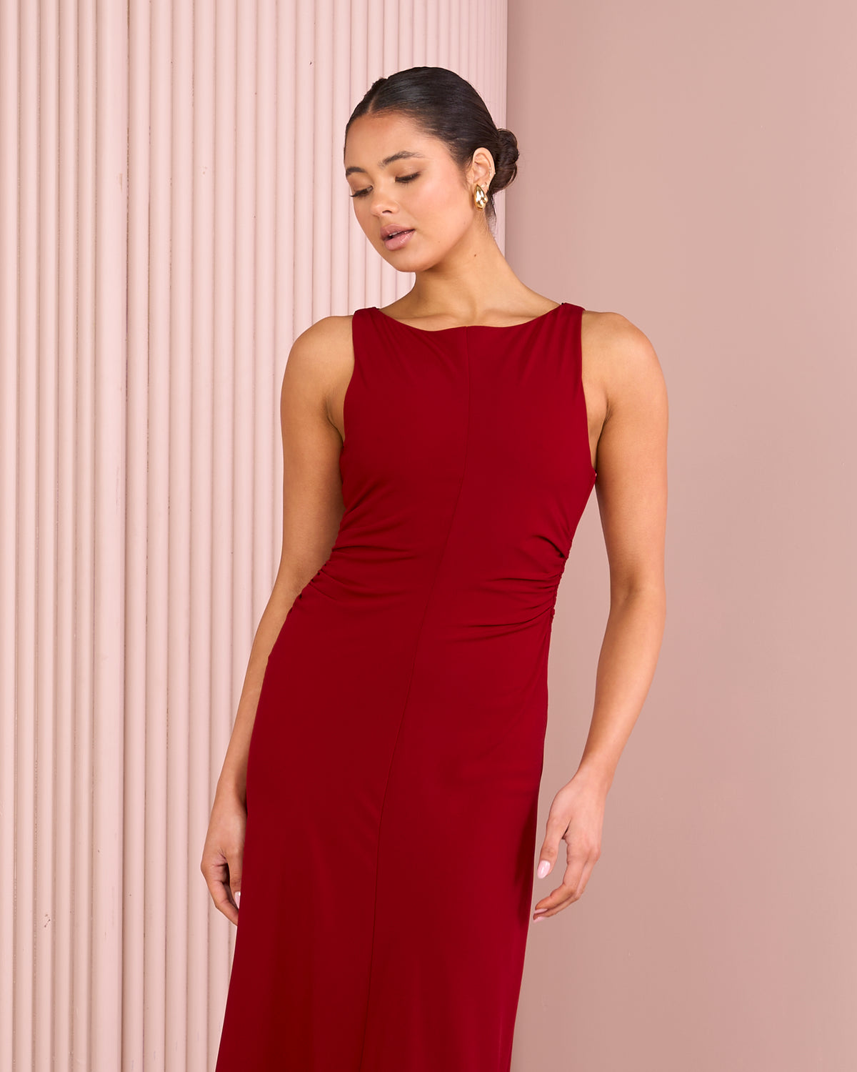 Dante Scoop Neck Midi Dress