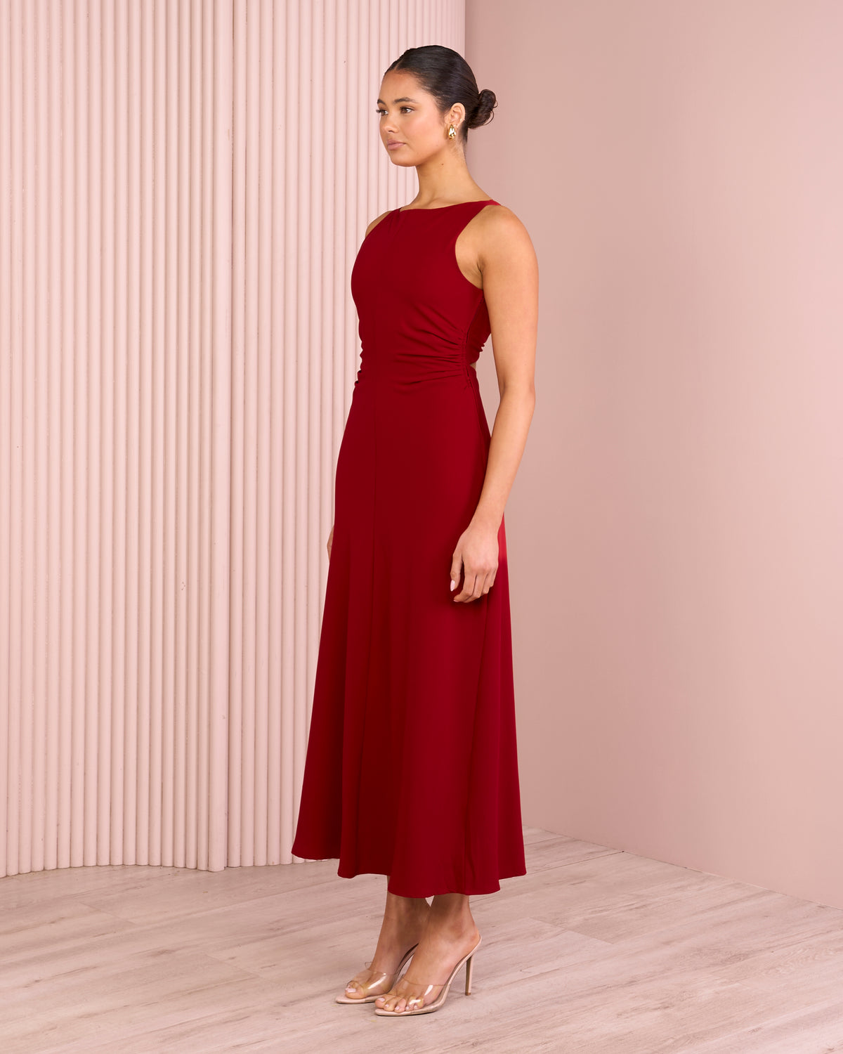 Dante Scoop Neck Midi Dress