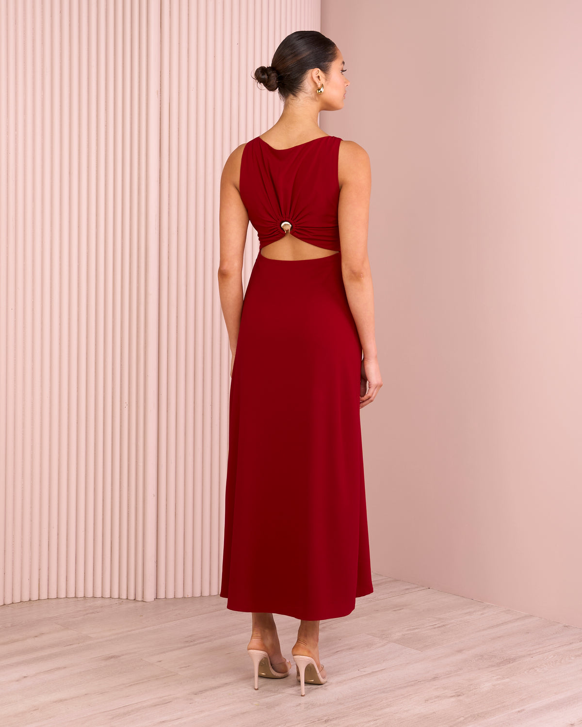 Dante Scoop Neck Midi Dress