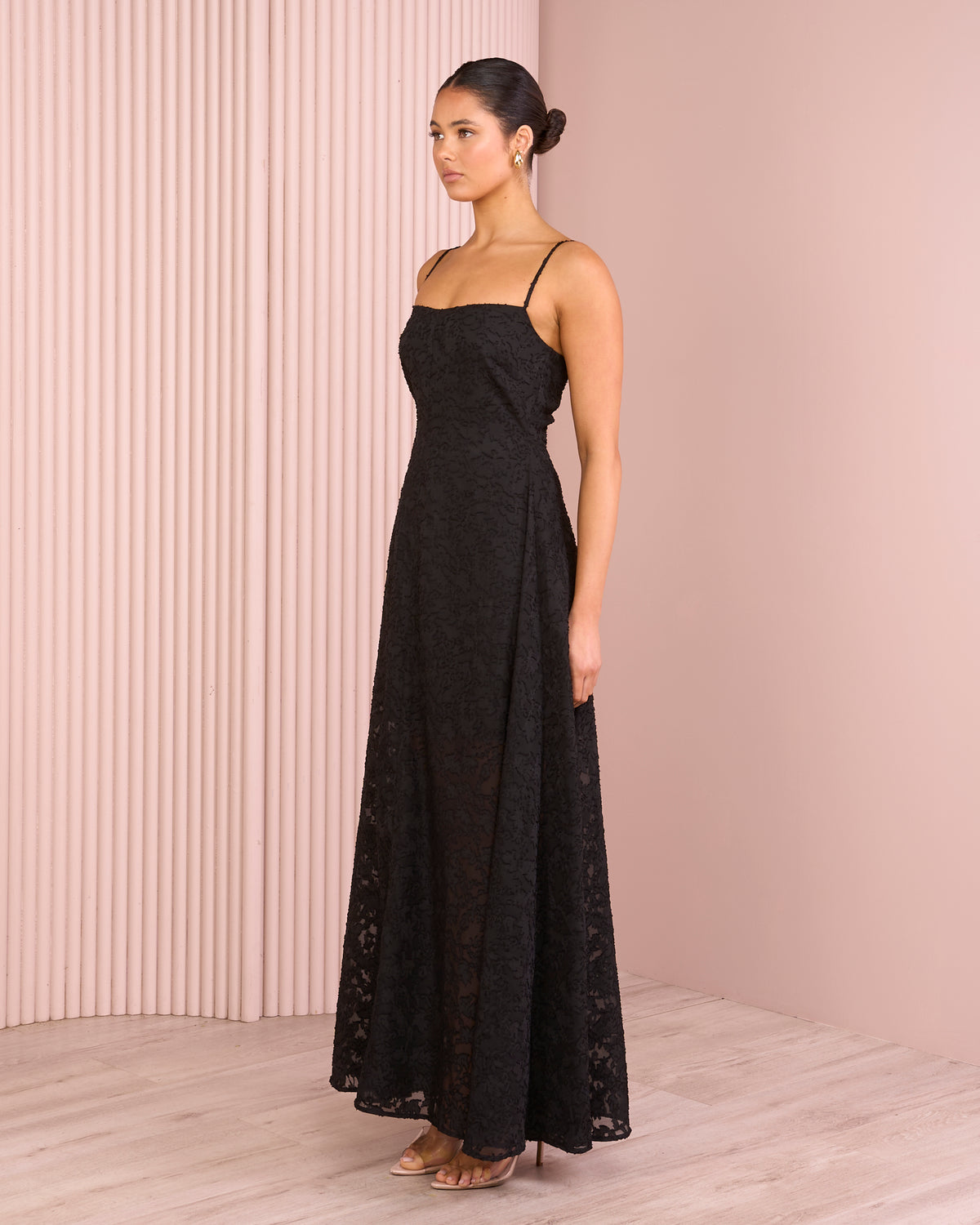 Isaac Floral Lace Maxi Dress