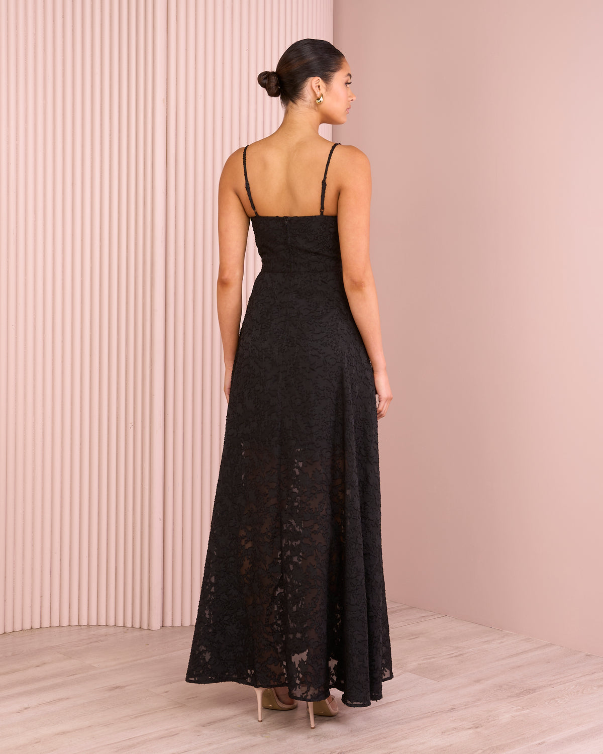 Isaac Floral Lace Maxi Dress