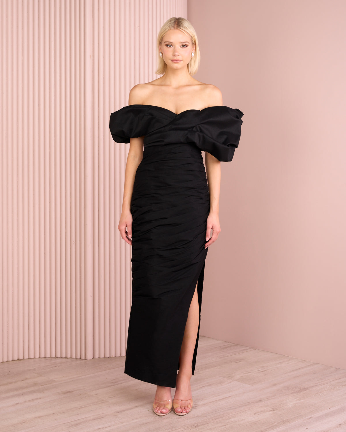 Haylee Puff Collar Gown