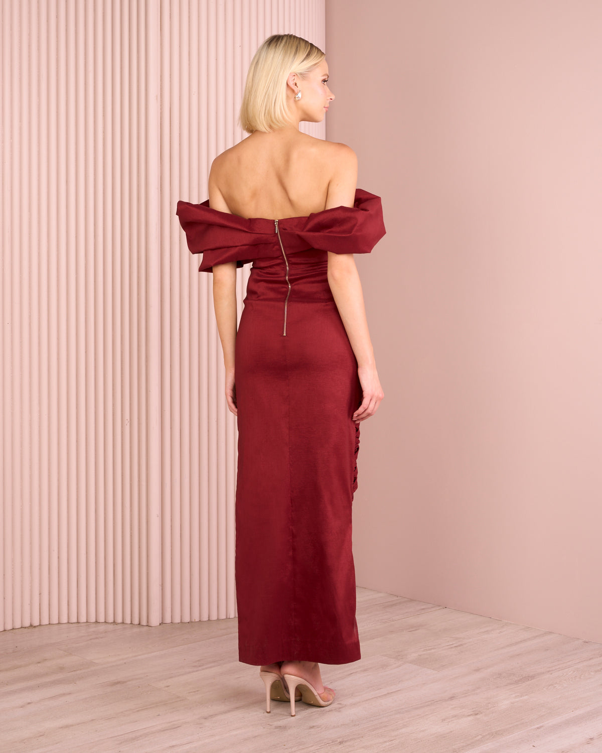 Haylee Puff Collar Gown