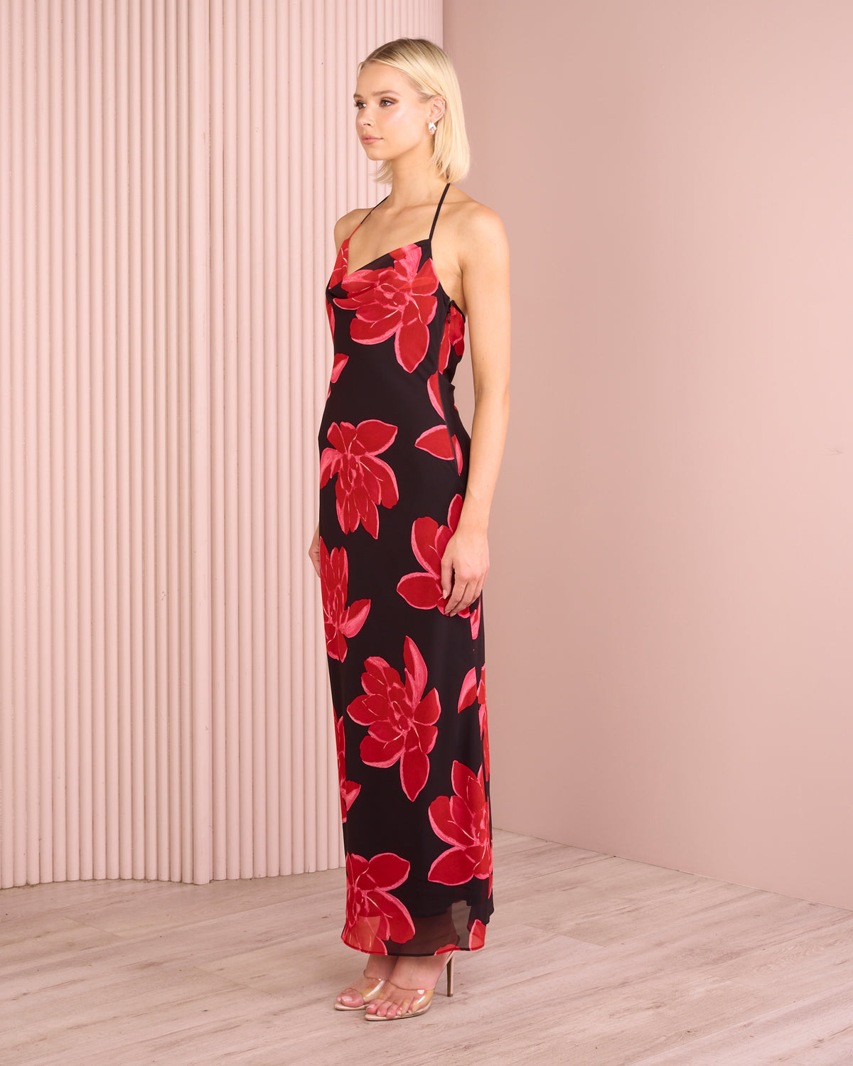 Damon Cowl Neck Maxi Dress