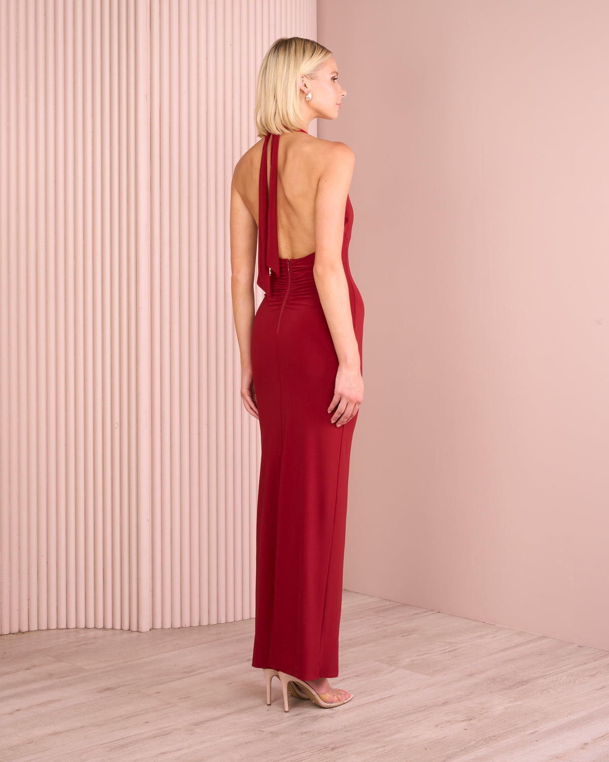 Maxine Halter Neck Gown