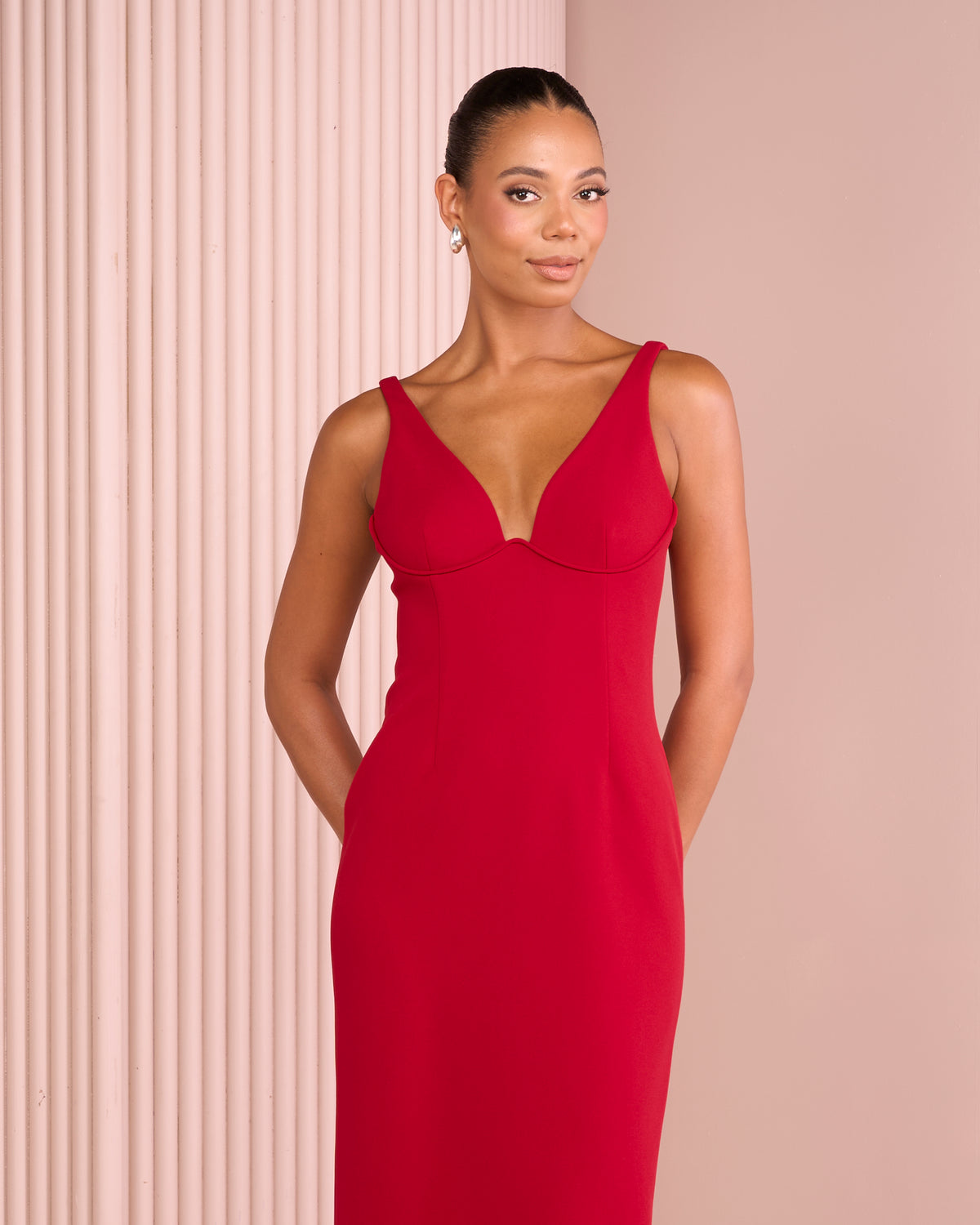 Ezra Underwire Midi Dress