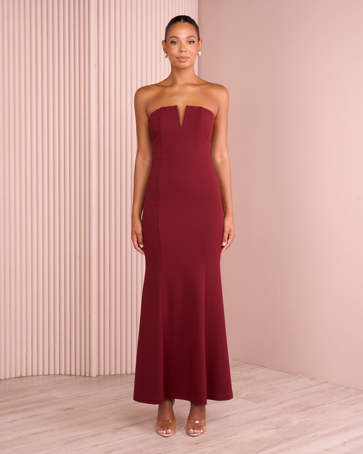 Vince Strapless Fishtail Gown