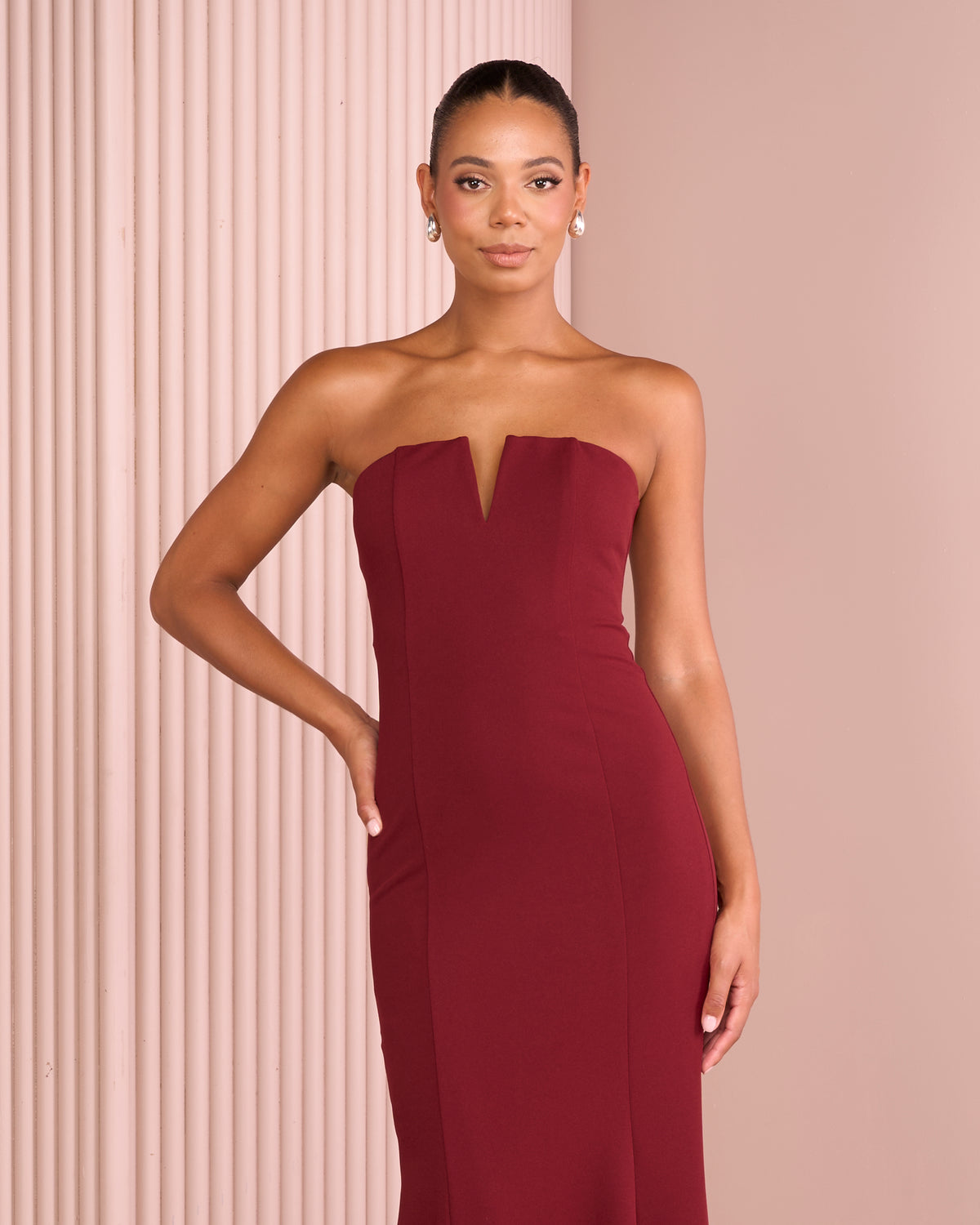 Vince Strapless Fishtail Gown