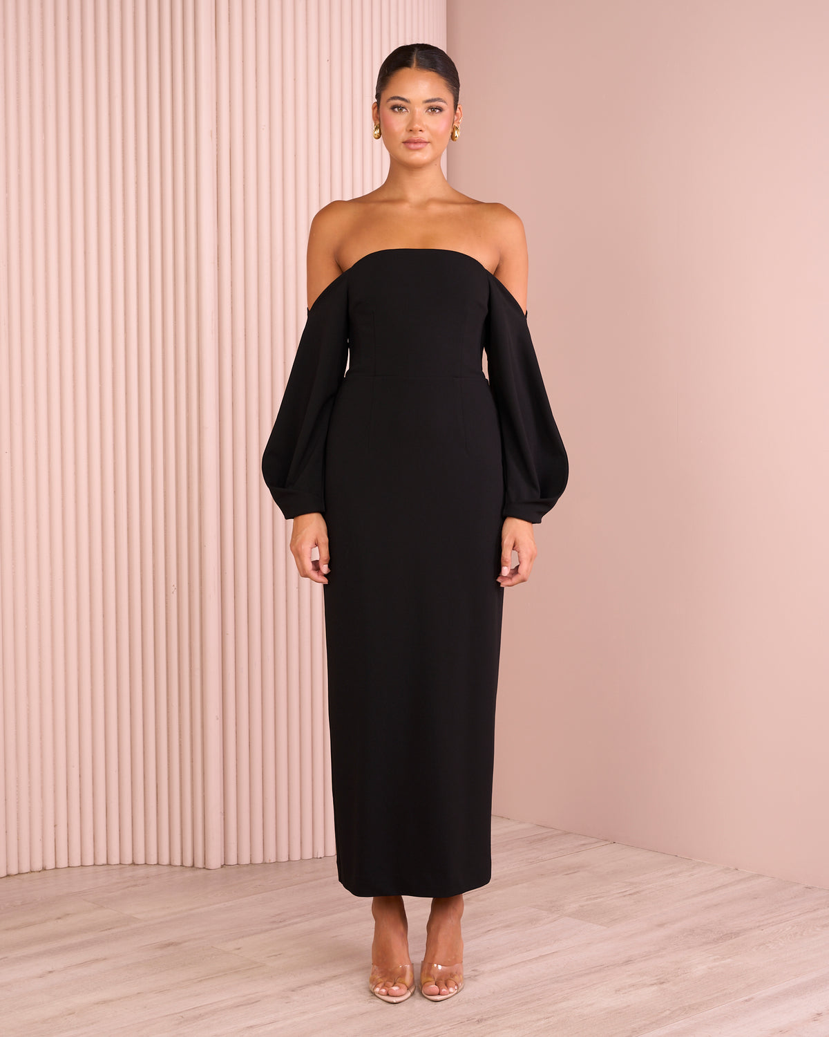 Gabby Off Shoulder Maxi Dress