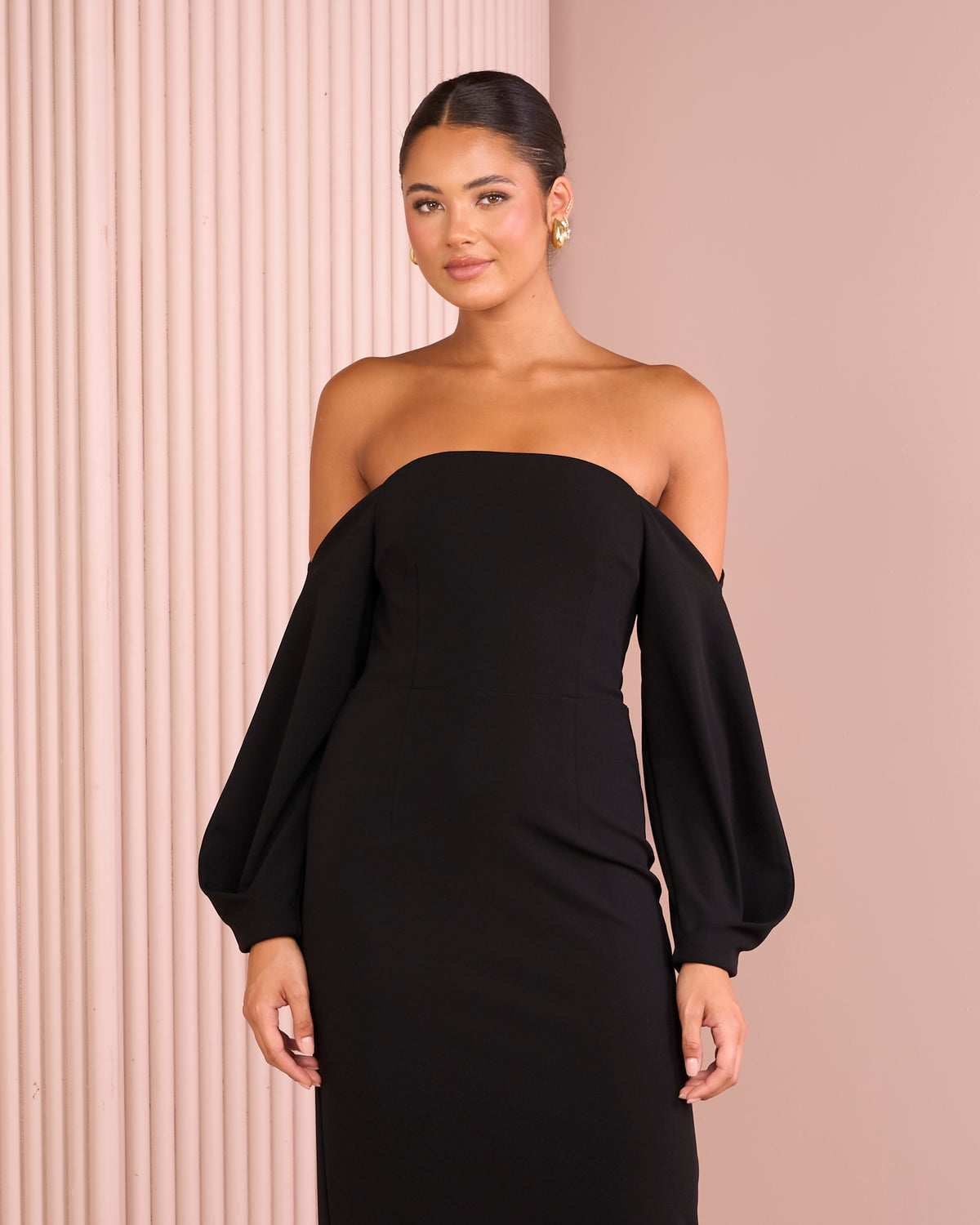 Gabby Off Shoulder Maxi Dress