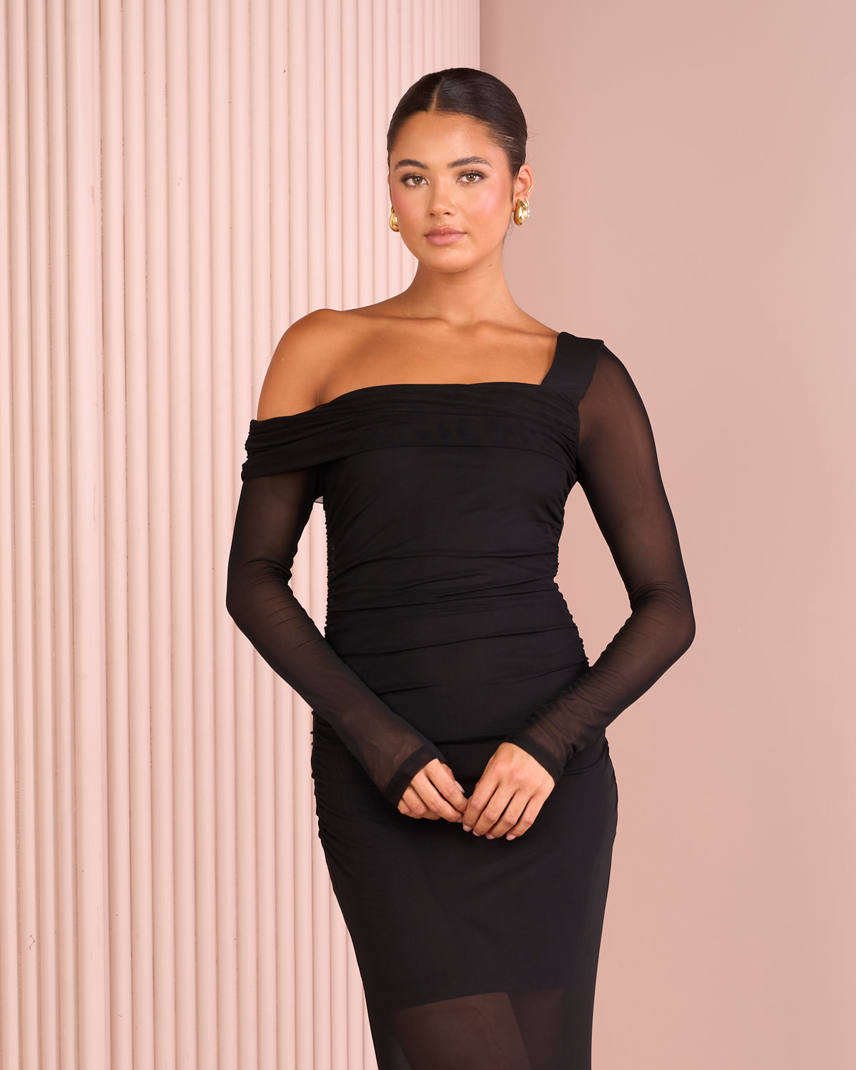 Ryker Off Shoulder Maxi Dress