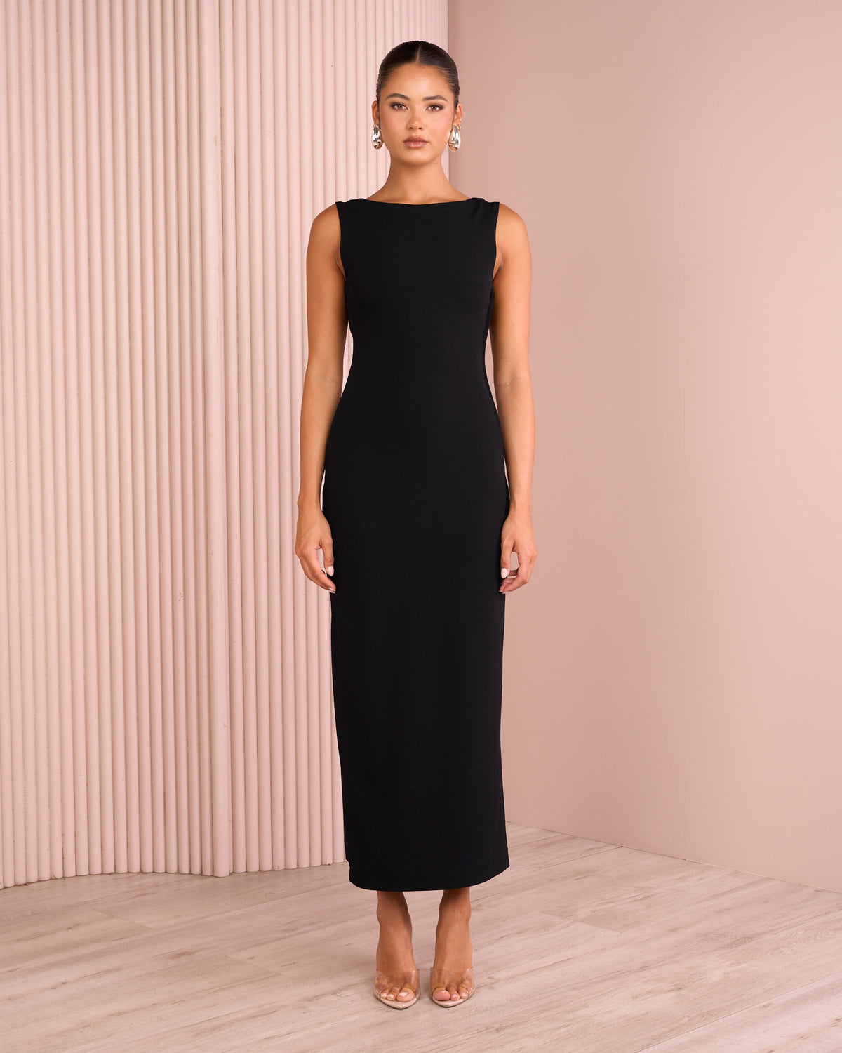 Fayth Back Knotted Maxi Dress