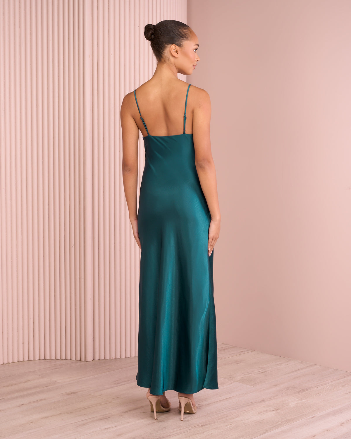 Vlora Bias Cut Satin Dress