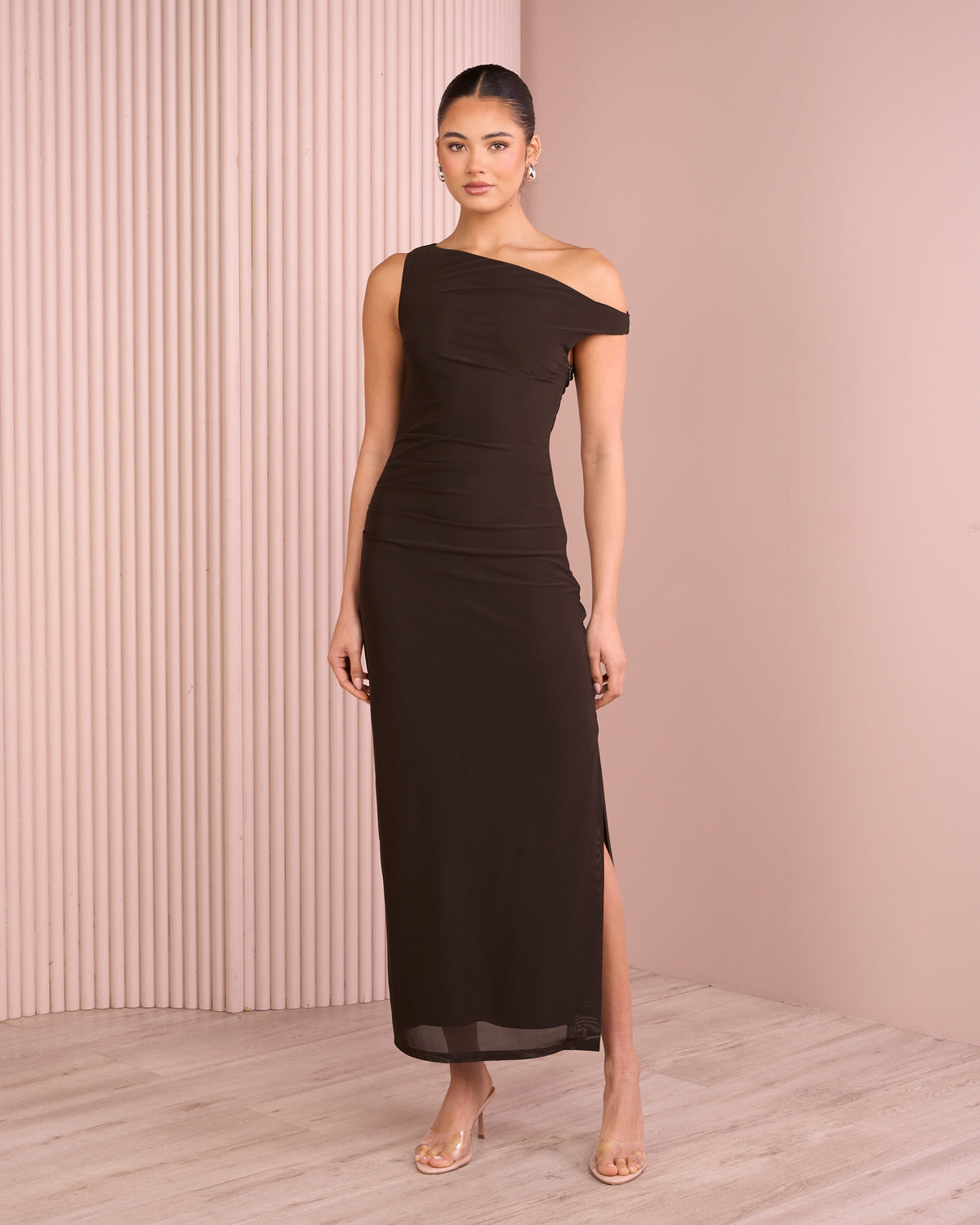 Tashi Off Shoulder Maxi Dress