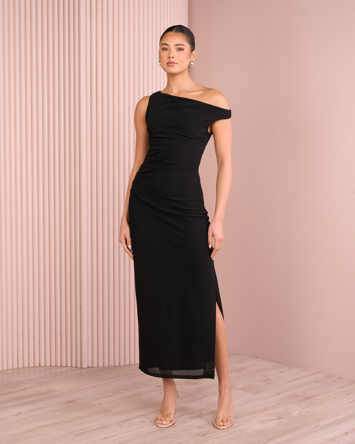 Tashi Off Shoulder Maxi Dress