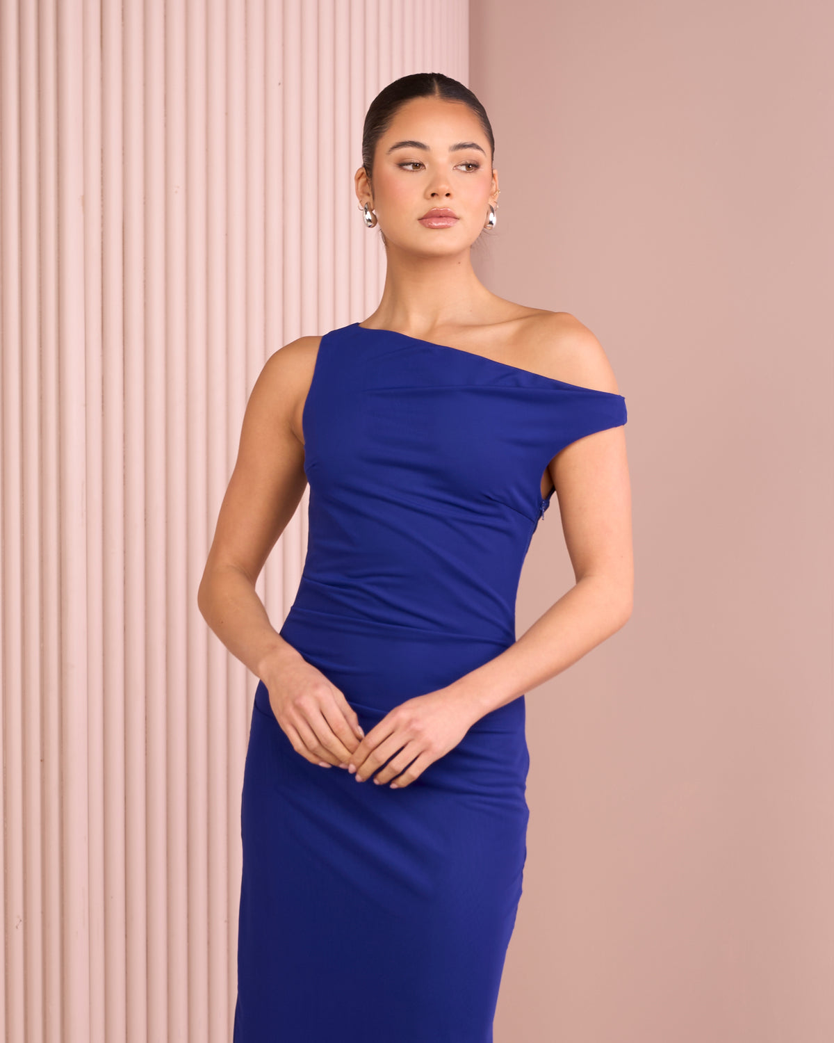 Tashi Off Shoulder Maxi Dress