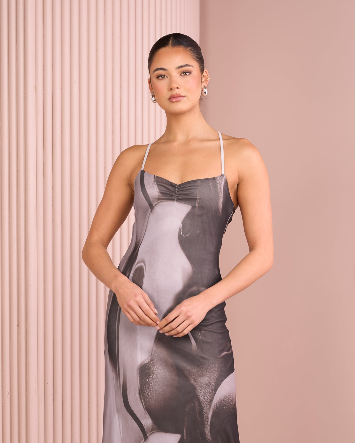 Wanda Mesh Maxi Dress