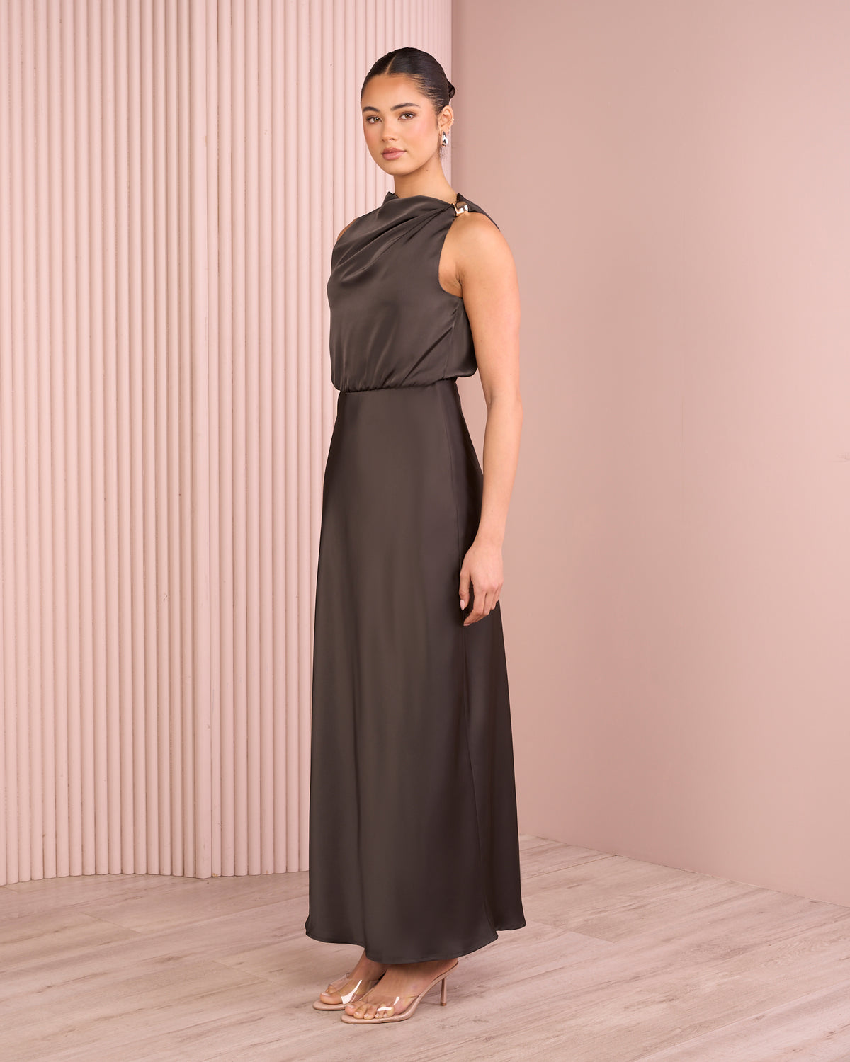 Deedee Blouson Maxi Dress