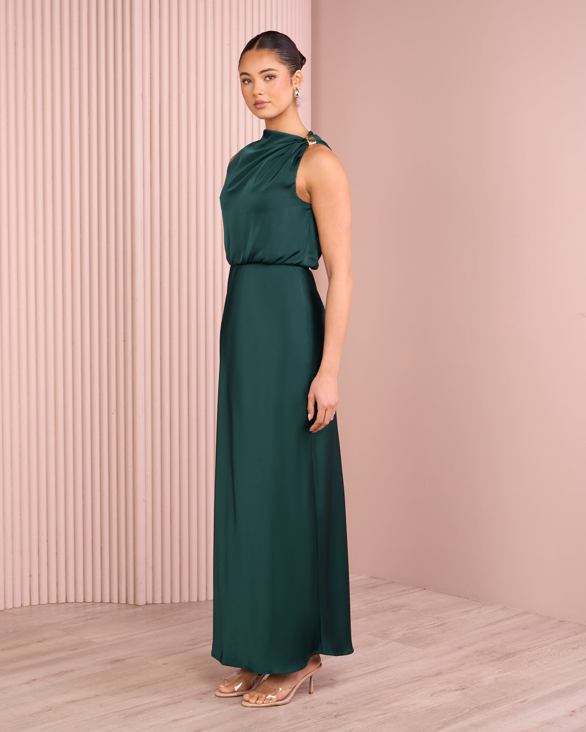 Deedee Blouson Maxi Dress