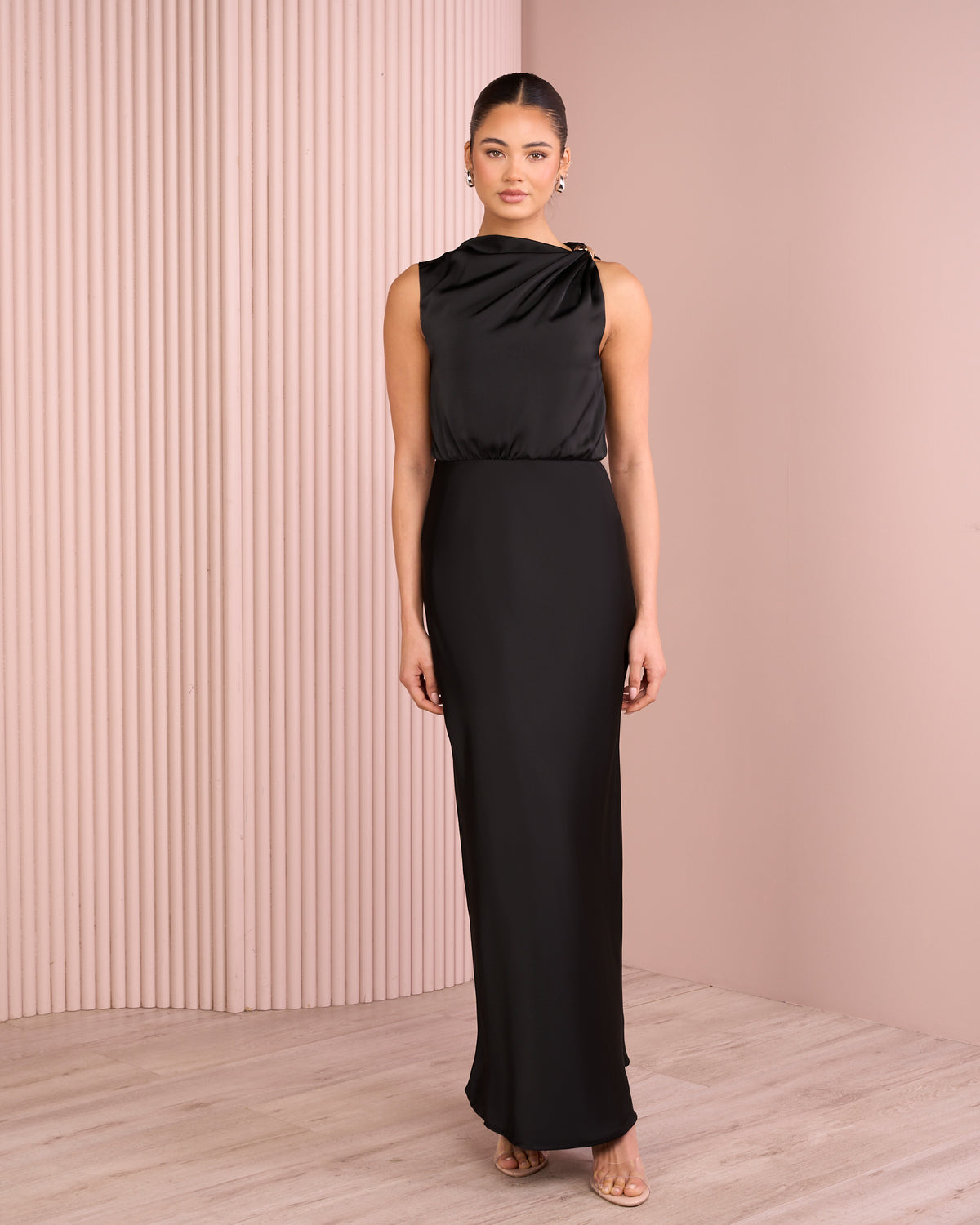 Deedee Blouson Maxi Dress