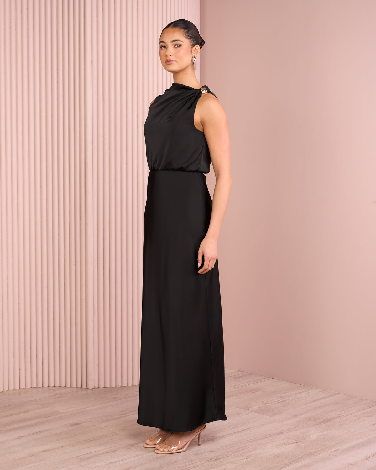 Deedee Blouson Maxi Dress