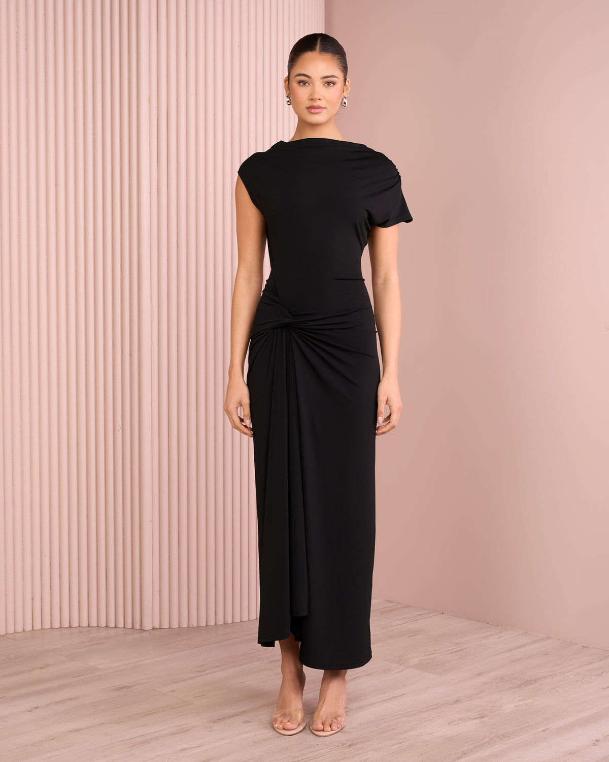 Reynolds Boat Neck Maxi Dress