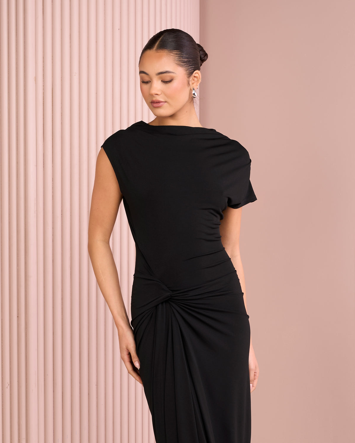 Reynolds Boat Neck Maxi Dress