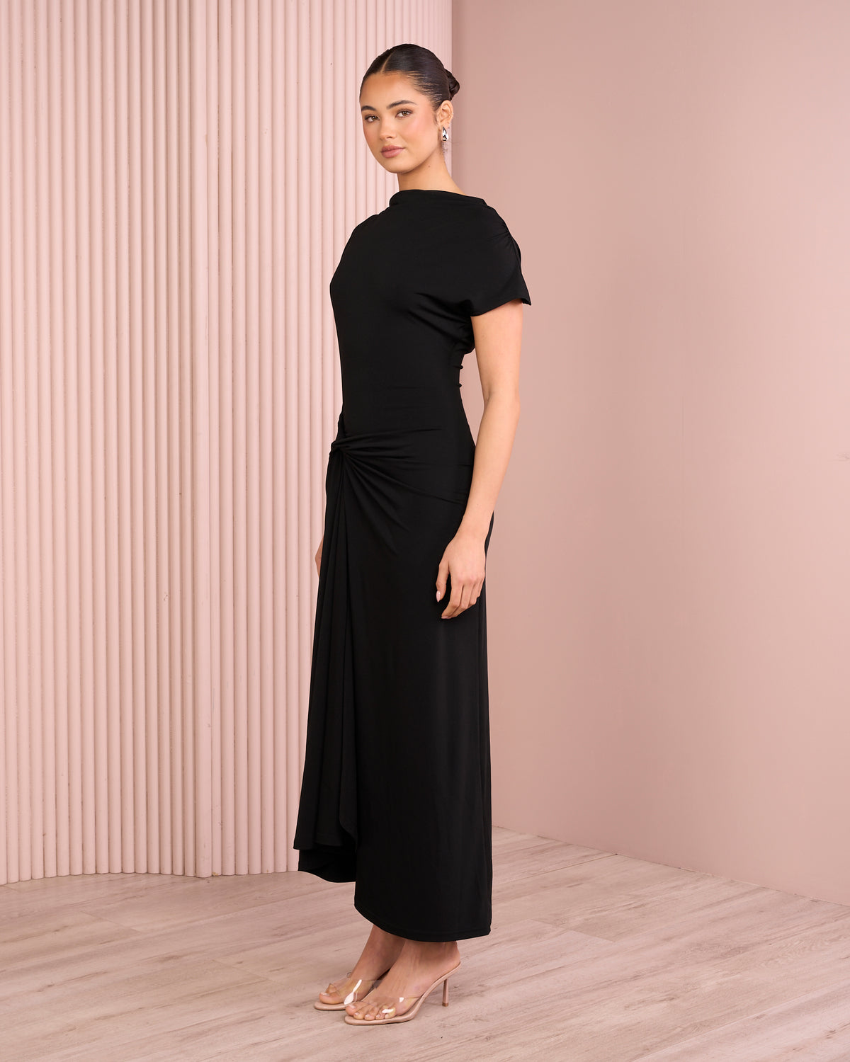 Reynolds Boat Neck Maxi Dress