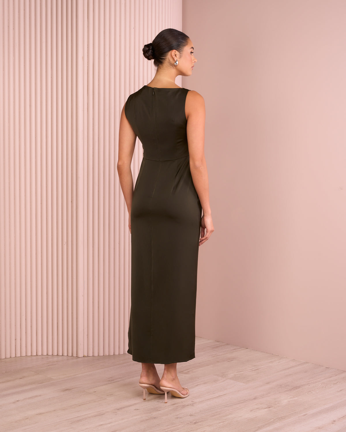 Gentille High Neck Maxi Dress