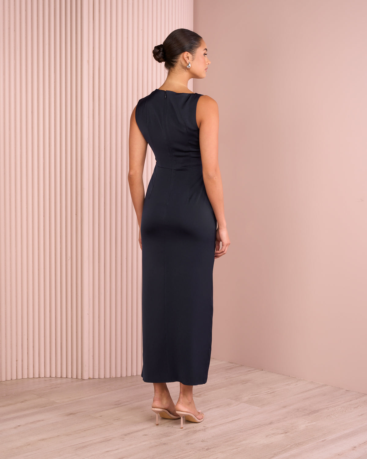 Gentille High Neck Maxi Dress