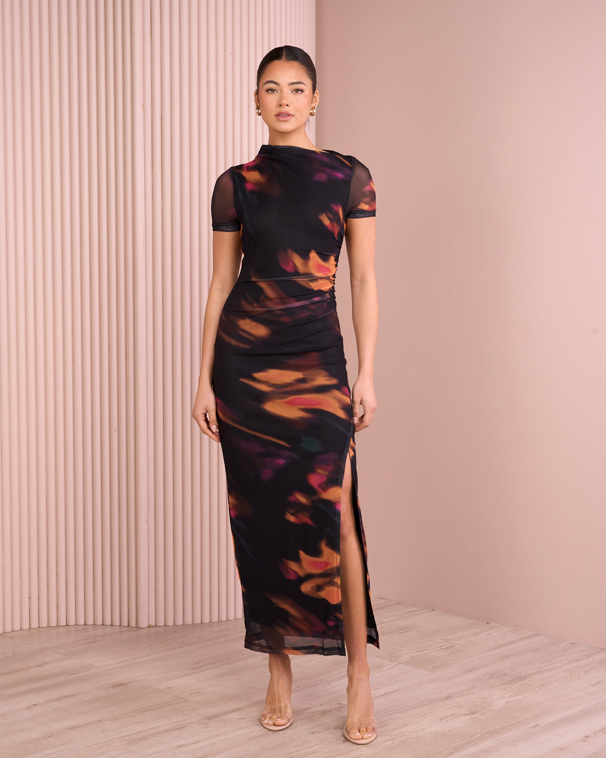 Herta Ruched Maxi Dress