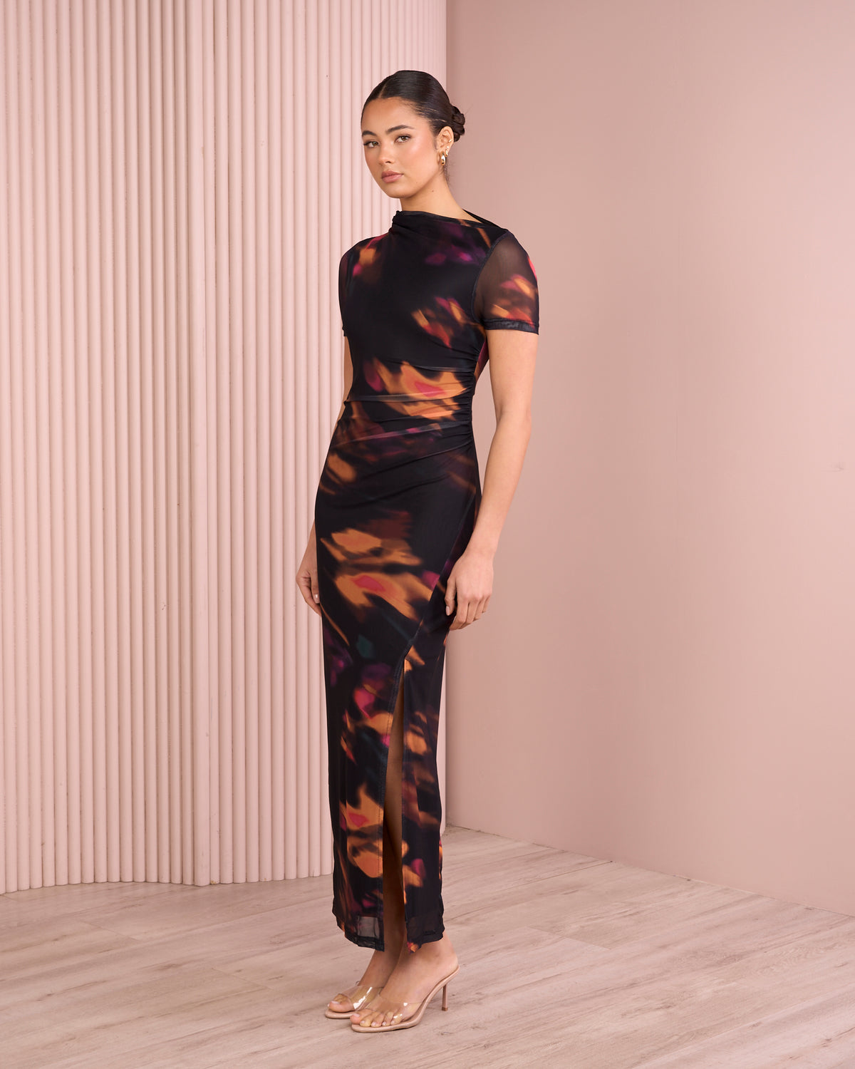 Herta Ruched Maxi Dress