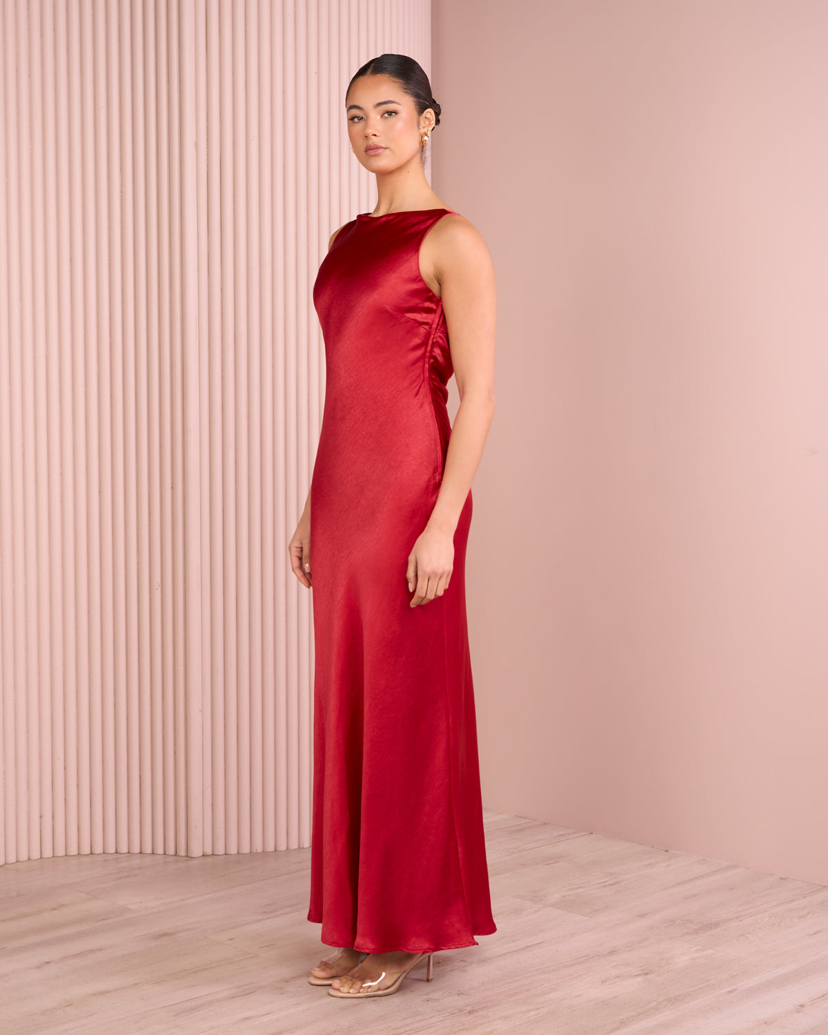 Yira Low Back Satin Gown