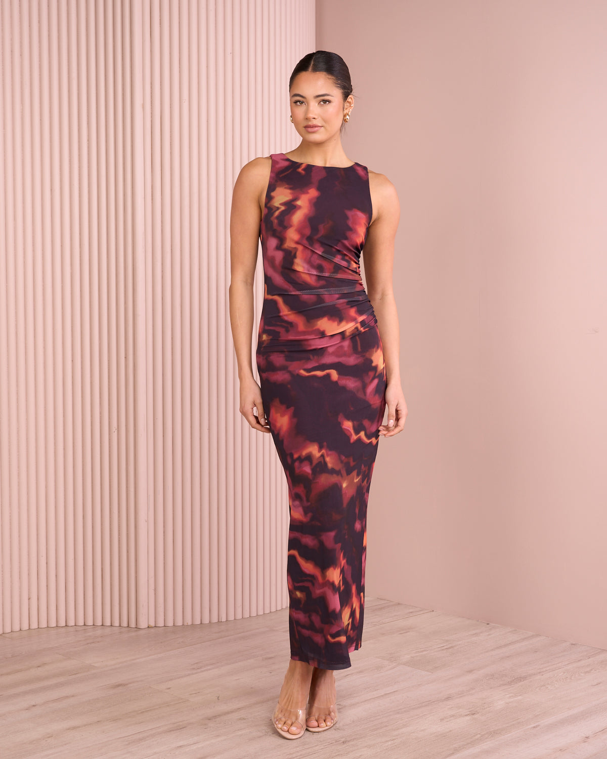 Eila Maxi Mesh Dress