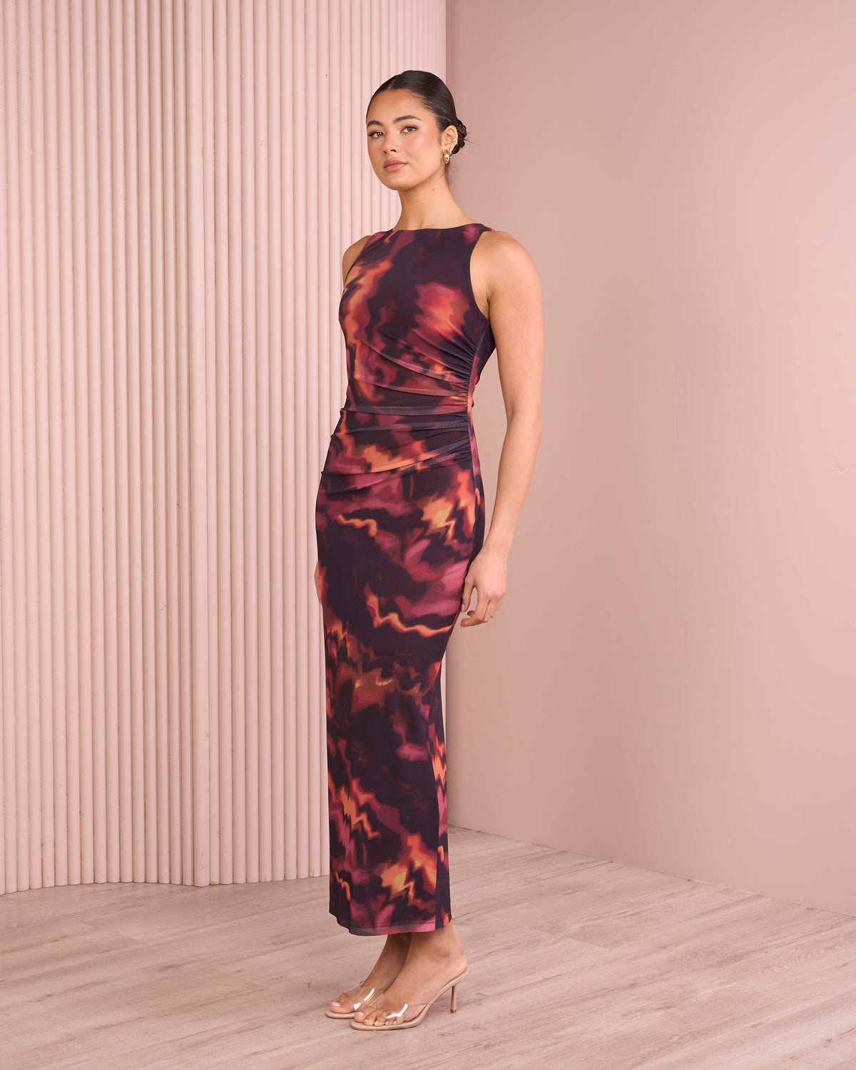 Eila Maxi Mesh Dress