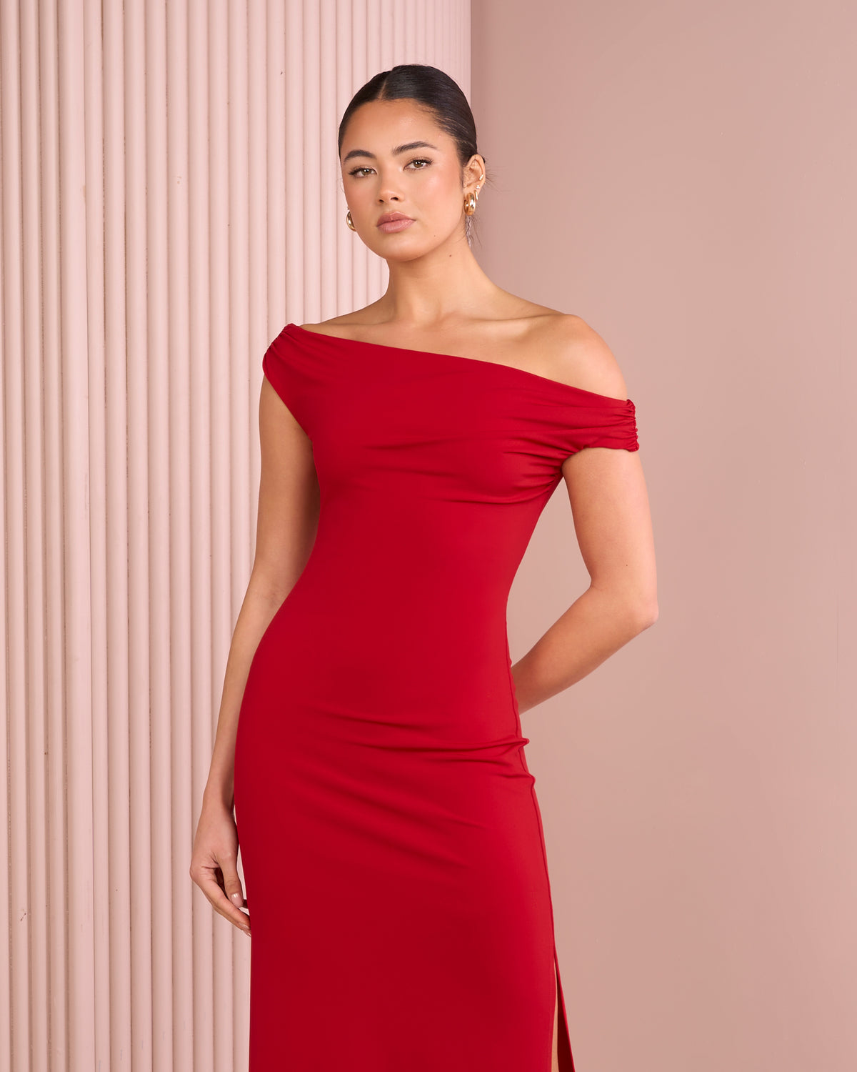 Bella Off Shoulder Maxi Dress