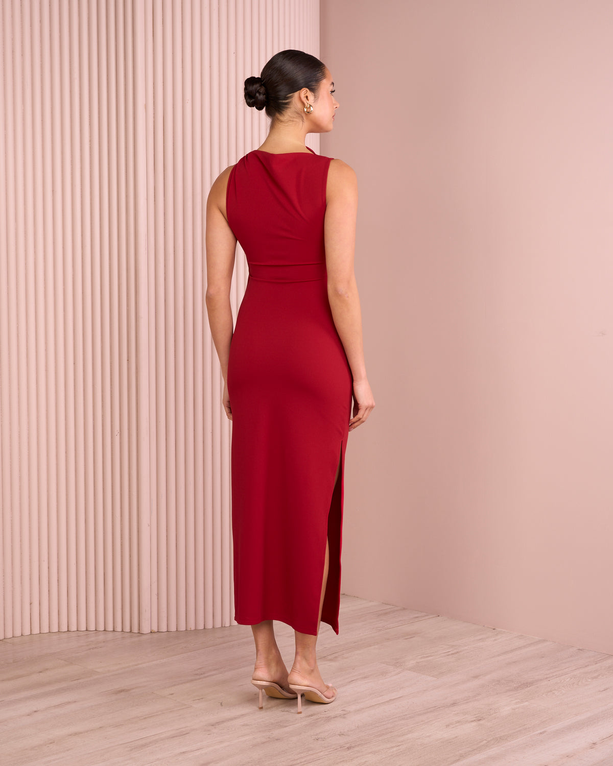 Jance Ruched Maxi Dress