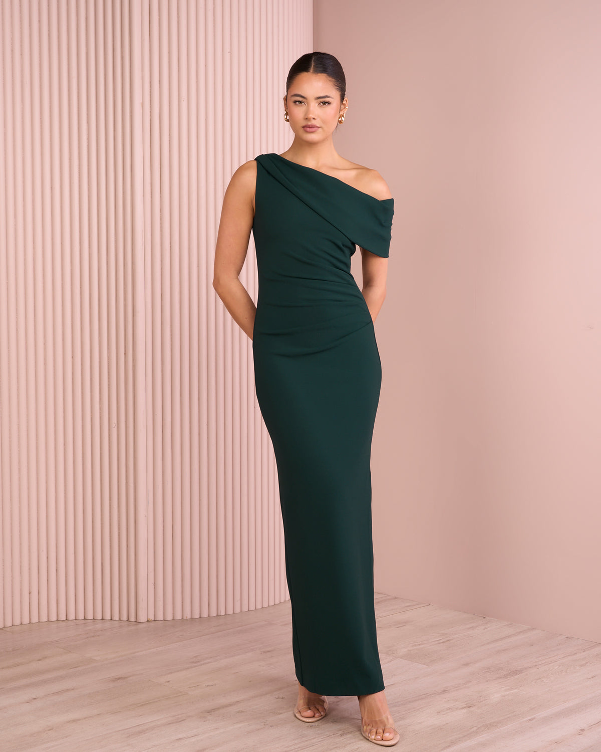 Ilona Drape One Shoulder Dress
