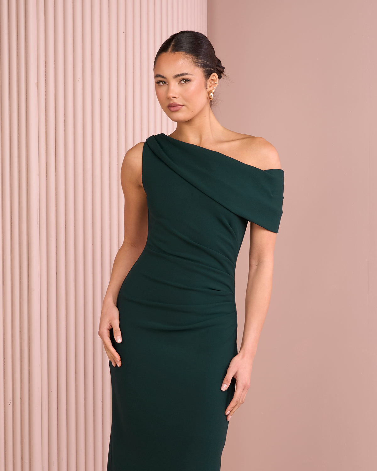 Ilona Drape One Shoulder Dress