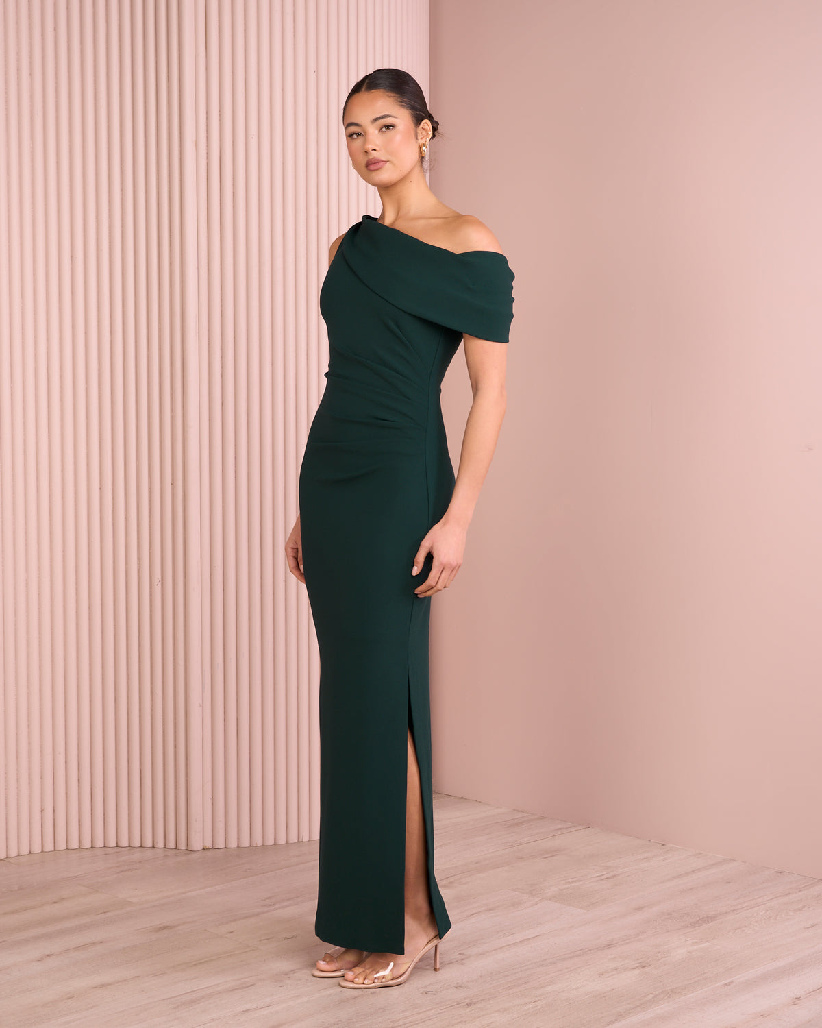 Ilona Drape One Shoulder Dress
